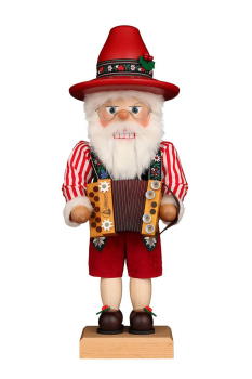 Ulbricht Nussknacker Premium - "Bayer mit Ziehharmonika" NEU 2026 -